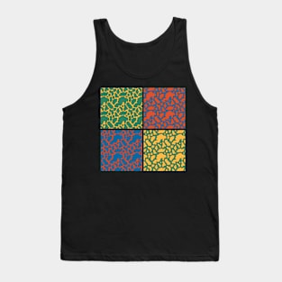 Pop Art Cow Print Animal Cow Pattern Tank Top